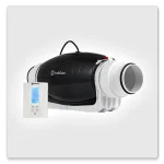 Hon&Guan 10 CM Ultra Silent Inline Fan with Wireless Controller _1 გამწოვი