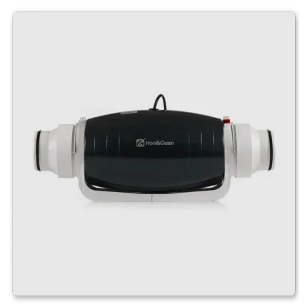 Hon&Guan 10 CM Ultra Silent Inline Fan with Wireless Controller _1 გამწოვი