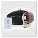 Hon&Guan 15 CM Ultra Silent Inline Fan with Wireless Controller _1 გამწოვი